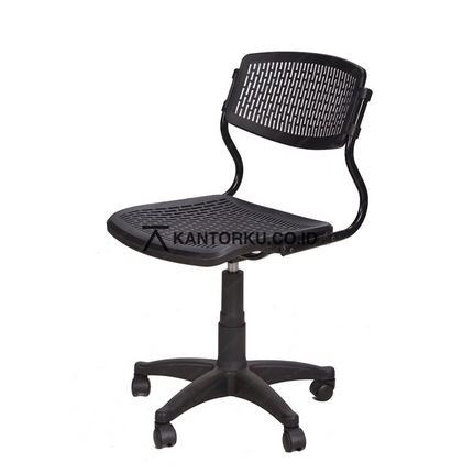 Kursi Kantor Ergonomis - kursi TANPA sandaran tangan - Kursi Kerja desain Minimalis - Kursi Staff - Kursi Karyawan - kursi dengan roda dan hidrolik - desain elegan harga ramah di kantong - Kursi Kantor Ergotec harga di bawah 1 juta - KANTORKU