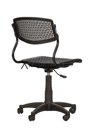 Kursi Kantor Ergonomis - kursi TANPA sandaran tangan - Kursi Kerja desain Minimalis - Kursi Staff - Kursi Karyawan - kursi dengan roda dan hidrolik - desain elegan harga ramah di kantong - Kursi Kantor Ergotec harga di bawah 1 juta - KANTORKU