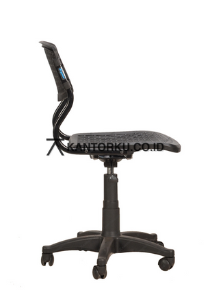 Kursi Kantor Ergonomis - kursi TANPA sandaran tangan - Kursi Kerja desain Minimalis - Kursi Staff - Kursi Karyawan - kursi dengan roda dan hidrolik - desain elegan harga ramah di kantong - Kursi Kantor Ergotec harga di bawah 1 juta - KANTORKU
