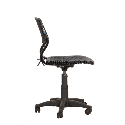 Kursi Kantor Ergonomis - kursi TANPA sandaran tangan - Kursi Kerja desain Minimalis - Kursi Staff - Kursi Karyawan - kursi dengan roda dan hidrolik - desain elegan harga ramah di kantong - Kursi Kantor Ergotec harga di bawah 1 juta - KANTORKU