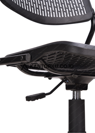 Kursi Kantor Ergonomis - kursi TANPA sandaran tangan - Kursi Kerja desain Minimalis - Kursi Staff - Kursi Karyawan - kursi dengan roda dan hidrolik - desain elegan harga ramah di kantong - Kursi Kantor Ergotec harga di bawah 1 juta - KANTORKU