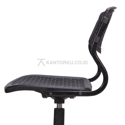 Kursi Kantor Ergonomis - kursi TANPA sandaran tangan - Kursi Kerja desain Minimalis - Kursi Staff - Kursi Karyawan - kursi dengan roda dan hidrolik - desain elegan harga ramah di kantong - Kursi Kantor Ergotec harga di bawah 1 juta - KANTORKU