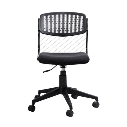 Kursi Ergotec 865XJ dengan dudukan plastik nyaman dan desain elegan dari kantorkudotcodotid