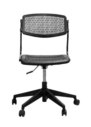 Kursi kerja Ergotec 865 X ergonomis dengan dudukan plastik dan kaki nylon kuat Kantorku