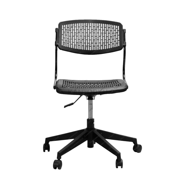 Kursi kerja Ergotec 865 X ergonomis dengan dudukan plastik dan kaki nylon kuat Kantorku