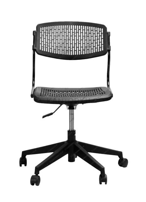 Kursi Ergotec 865XJ dengan dudukan plastik nyaman dan desain elegan dari kantorkudotcodotid