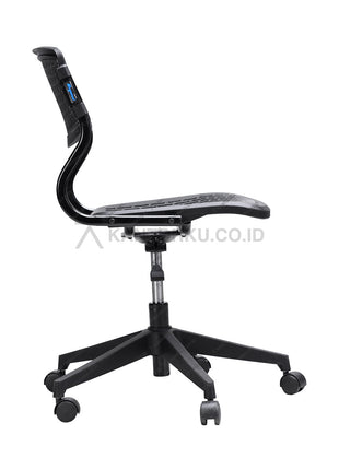 Kursi Ergotec 865 X plastik premium ergonomis dengan frame kaki nylon berkualitas tinggi Kantorkudotcodotid