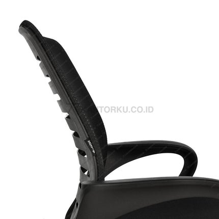 Kursi Kantor Ergonomis - kursi DENGAN sandaran tangan - Kursi Kerja desain Minimalis - Kursi Staff - Kursi Karyawan - kursi dengan roda dan hidrolik - desain elegan harga ramah di kantong - Kursi Kantor Ergotec harga di bawah 1 juta - KANTORKU