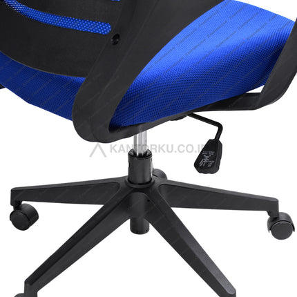Kursi Kantor Ergonomis - kursi DENGAN sandaran tangan - Kursi Kerja desain Minimalis - Kursi Staff - Kursi Karyawan - kursi dengan roda dan hidrolik - desain elegan harga ramah di kantong - Kursi Kantor Ergotec harga di bawah 1 juta - KANTORKU