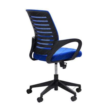 Kursi Kantor Ergonomis - kursi DENGAN sandaran tangan - Kursi Kerja desain Minimalis - Kursi Staff - Kursi Karyawan - kursi dengan roda dan hidrolik - desain elegan harga ramah di kantong - Kursi Kantor Ergotec harga di bawah 1 juta - KANTORKU
