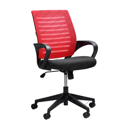 Kursi Kantor Ergonomis - kursi DENGAN sandaran tangan - Kursi Kerja desain Minimalis - Kursi Staff - Kursi Karyawan - kursi dengan roda dan hidrolik - desain elegan harga ramah di kantong - Kursi Kantor Ergotec harga di bawah 1 juta - KANTORKU
