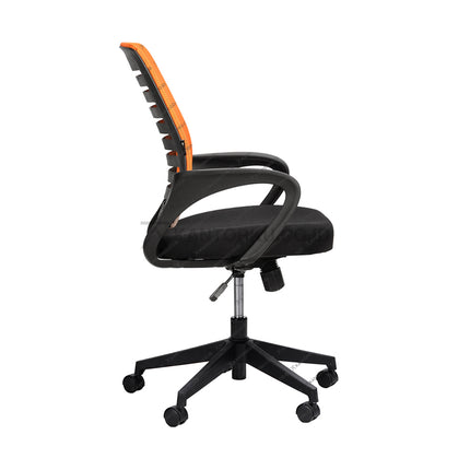 Kursi Kantor Ergonomis - kursi DENGAN sandaran tangan - Kursi Kerja desain Minimalis - Kursi Staff - Kursi Karyawan - kursi dengan roda dan hidrolik - desain elegan harga ramah di kantong - Kursi Kantor Ergotec harga di bawah 1 juta - KANTORKU