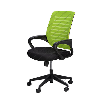 Kursi Kantor Ergonomis - kursi DENGAN sandaran tangan - Kursi Kerja desain Minimalis - Kursi Staff - Kursi Karyawan - kursi dengan roda dan hidrolik - desain elegan harga ramah di kantong - Kursi Kantor Ergotec harga di bawah 1 juta - KANTORKU
