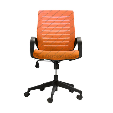 Kursi Kantor Ergonomis - kursi DENGAN sandaran tangan - Kursi Kerja desain Minimalis - Kursi Staff - Kursi Karyawan - kursi dengan roda dan hidrolik - desain elegan harga ramah di kantong - Kursi Kantor Ergotec harga di bawah 1 juta - KANTORKU
