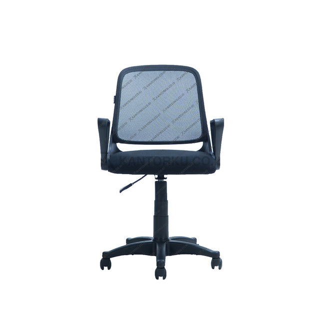 Kursi staff Ergotec 875 S mesh dan fabric premium kaki nylon kuat Tersedia di Kantorku