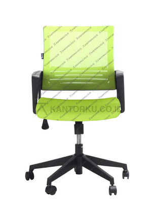 Kursi Ergotec 877X breathable dengan sandaran mesh dan dudukan fabric – kantorku.co.id