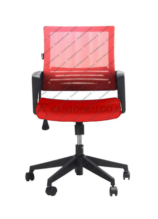 Kursi kantor Ergotec 877X ergonomis dengan kaki nylon kokoh dari kantorku.co.id