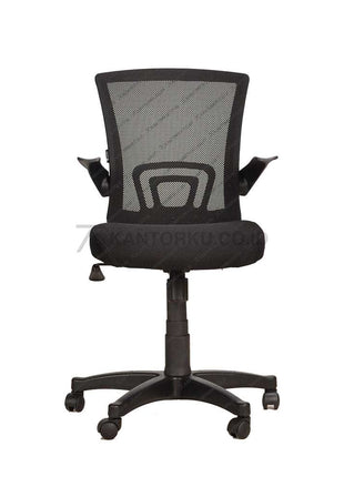 Kursi staff Ergotec 878S ergonomis dengan sandaran lengan adjustable dari Kantorku