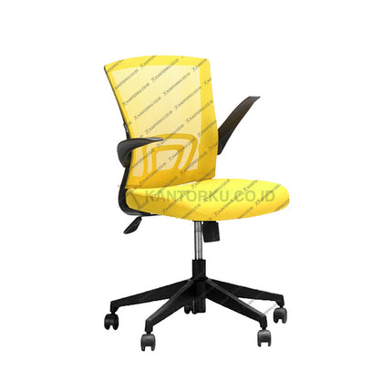 Kursi Kantor Ergonomis - kursi DENGAN sandaran tangan - Kursi Kerja desain Minimalis - Kursi Staff - Kursi Karyawan - kursi dengan roda dan hidrolik - desain elegan harga ramah di kantong - Kursi Kantor Ergotec harga di bawah 1 juta - KANTORKU