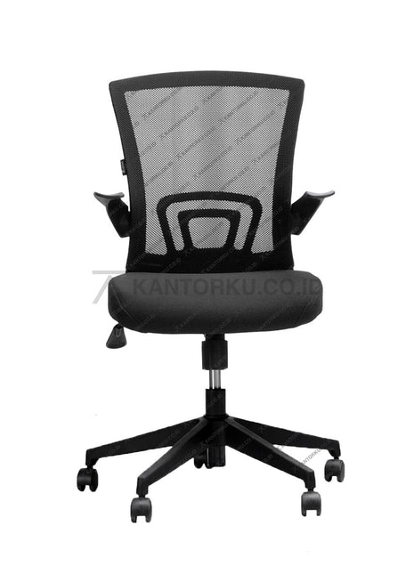 Kursi Kantor Ergonomis - kursi DENGAN sandaran tangan - Kursi Kerja desain Minimalis - Kursi Staff - Kursi Karyawan - kursi dengan roda dan hidrolik - desain elegan harga ramah di kantong - Kursi Kantor Ergotec harga di bawah 1 juta - KANTORKU