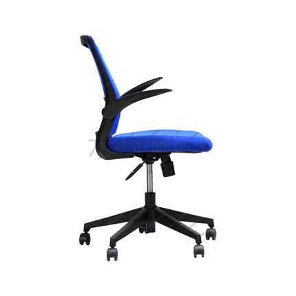 Kursi Kantor Ergonomis - kursi DENGAN sandaran tangan - Kursi Kerja desain Minimalis - Kursi Staff - Kursi Karyawan - kursi dengan roda dan hidrolik - desain elegan harga ramah di kantong - Kursi Kantor Ergotec harga di bawah 1 juta - KANTORKU