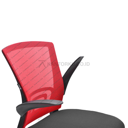 Kursi Kantor Ergonomis - kursi DENGAN sandaran tangan - Kursi Kerja desain Minimalis - Kursi Staff - Kursi Karyawan - kursi dengan roda dan hidrolik - desain elegan harga ramah di kantong - Kursi Kantor Ergotec harga di bawah 1 juta - KANTORKU