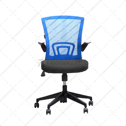 Kursi Kantor Ergonomis - kursi DENGAN sandaran tangan - Kursi Kerja desain Minimalis - Kursi Staff - Kursi Karyawan - kursi dengan roda dan hidrolik - desain elegan harga ramah di kantong - Kursi Kantor Ergotec harga di bawah 1 juta - KANTORKU