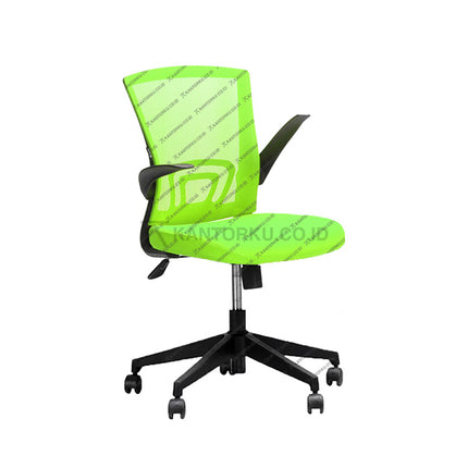 Kursi Kantor Ergonomis - kursi DENGAN sandaran tangan - Kursi Kerja desain Minimalis - Kursi Staff - Kursi Karyawan - kursi dengan roda dan hidrolik - desain elegan harga ramah di kantong - Kursi Kantor Ergotec harga di bawah 1 juta - KANTORKU