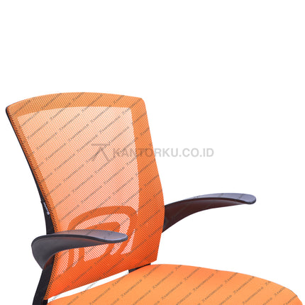 Kursi Kantor Ergonomis - kursi DENGAN sandaran tangan - Kursi Kerja desain Minimalis - Kursi Staff - Kursi Karyawan - kursi dengan roda dan hidrolik - desain elegan harga ramah di kantong - Kursi Kantor Ergotec harga di bawah 1 juta - KANTORKU