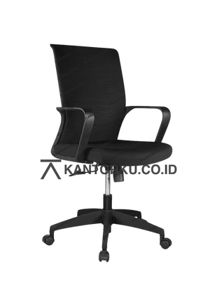 Kursi kantor Achiva dari Chitose dengan dudukan busa tebal dan armrest kantorku.co.id