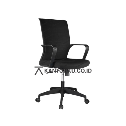 Kursi kantor Achiva dari Chitose dengan dudukan busa tebal dan armrest kantorku.co.id