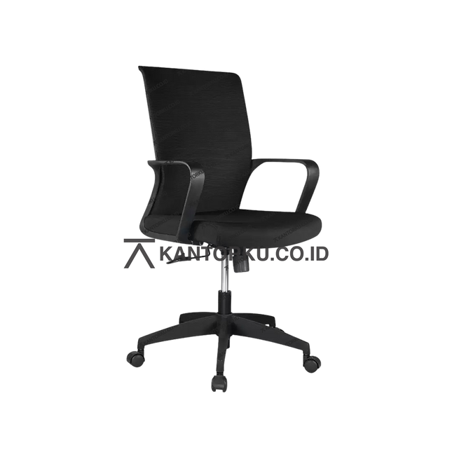 Kursi kantor Achiva dari Chitose dengan dudukan busa tebal dan armrest kantorku.co.id