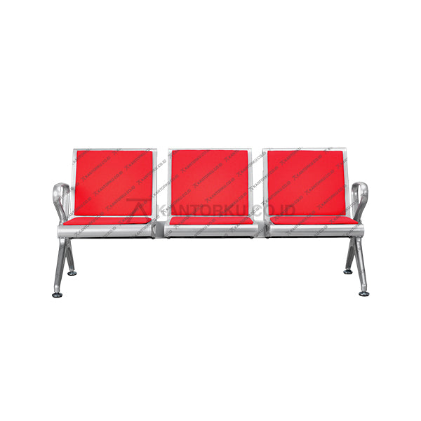 Kursi Tunggu Bandara Savello elegan dengan desain ergonomis dan chasis tebal yang kokoh Kantorku