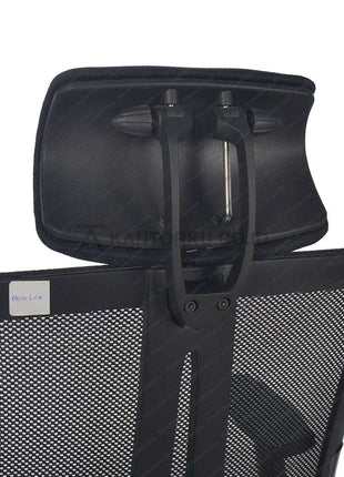 Kursi kantor berdesain minimalis sandaran jaring dengan kaki aluminium dan roda desain modern Minimalis - KANTORKU