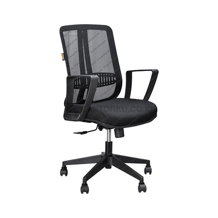 Kursi Kantor Ergonomis - Kursi Kerja desain Minimalis - Kursi Staff - Kursi Karyawan - kursi dengan roda, dan tuas hidrolik - Savello - KANTORKU