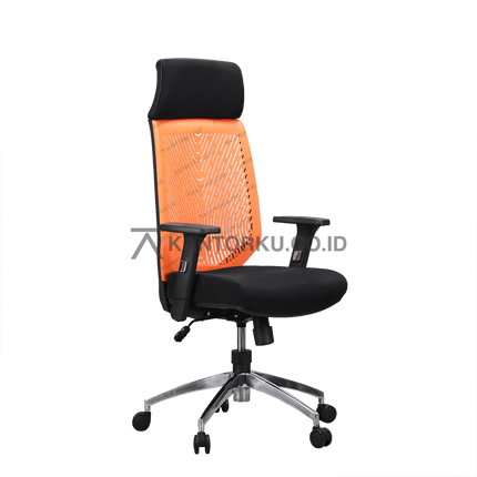 kursi kerja modern dengan mekanisme hidrolik dan tilting control — kantorku.co.id