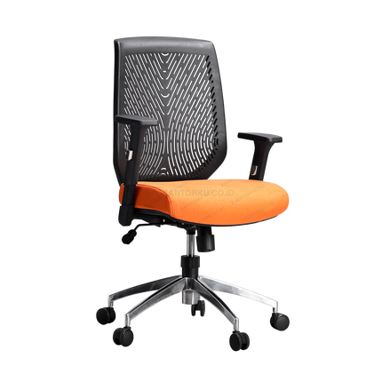 kursi kerja elegan dengan desain minimalis dan fitur tilting control — kantorku.co.id