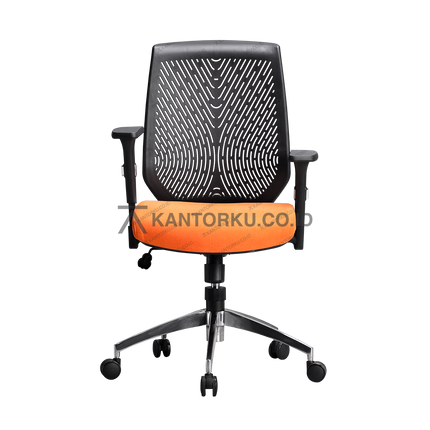kursi kantor modern dengan sandaran lengan ergonomis dan sistem hidrolik — kantorku