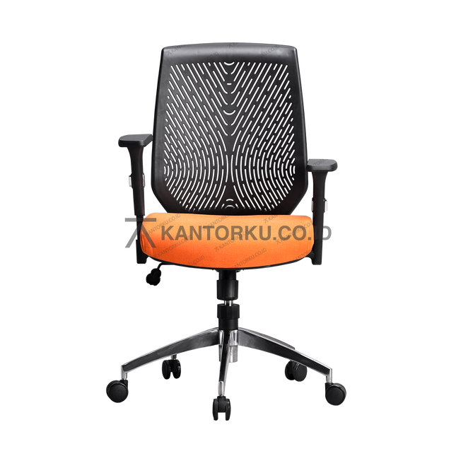 kursi kantor modern dengan sandaran lengan ergonomis dan sistem hidrolik — kantorku