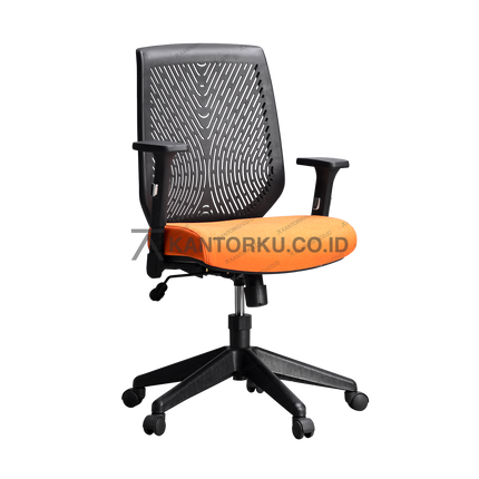 kursi kerja ergonomis dengan desain elegan dan mekanisme tilting control — kantorku.co.id