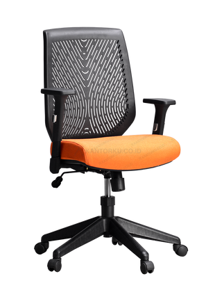 kursi kerja ergonomis dengan desain elegan dan mekanisme tilting control — kantorku.co.id