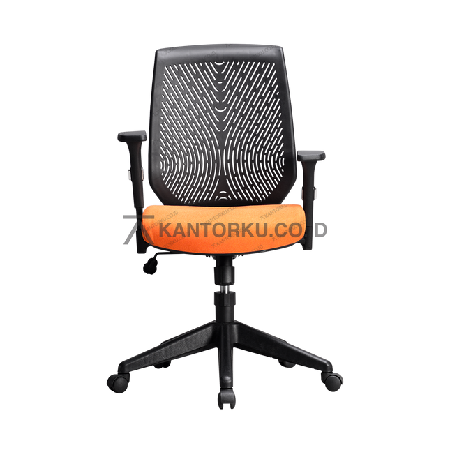 kursi kantor modern dengan sandaran lengan dan sistem hidrolik fleksibel — kantorku