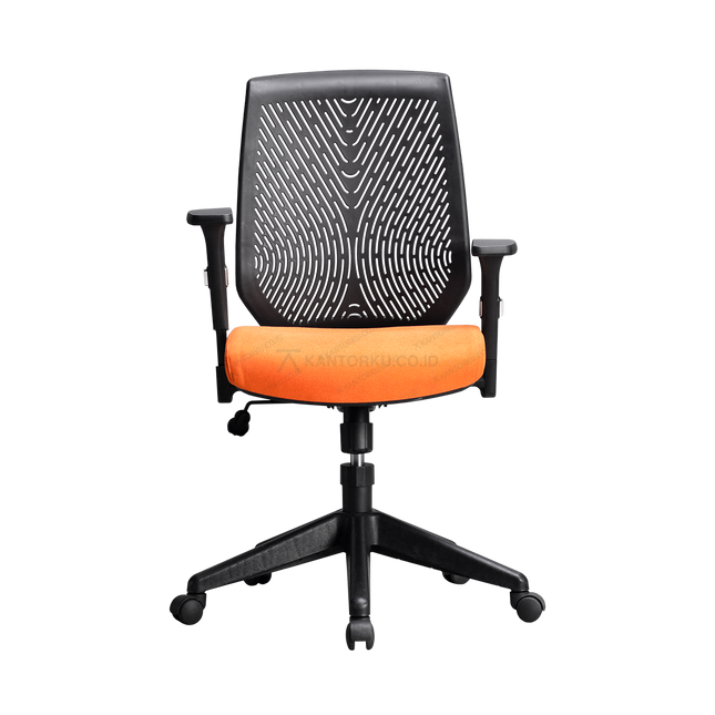kursi kantor modern dengan sandaran lengan dan sistem hidrolik fleksibel — kantorku