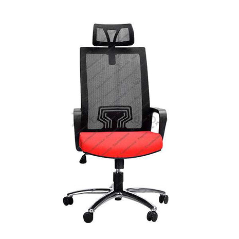 Kursi Kantor Ergonomis - Kursi Kerja desain Minimalis - Kursi Staff - Kursi Karyawan - kursi dengan roda, sandaran lengan, dan tuas hidrolik - KANTORKU