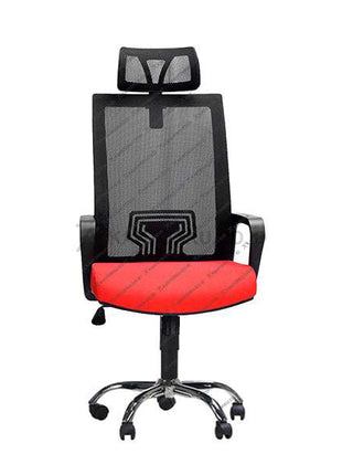 Kursi Kantor Ergonomis - Kursi Kerja desain Minimalis - Kursi Staff - Kursi Karyawan - kursi dengan roda, sandaran lengan, dan tuas hidrolik 