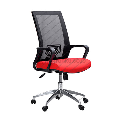 Savello AXO LA – Kursi Staff Ergonomis dengan Kaki Aluminium