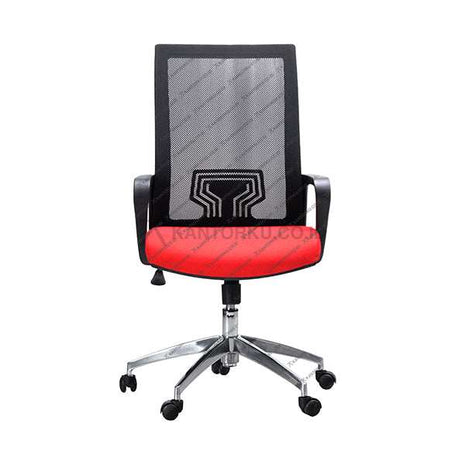 Savello AXO LA – Kursi Staff Ergonomis dengan Kaki Aluminium