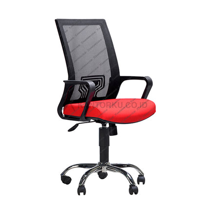 Savello AXO LP – Kursi Staff Modern dengan Kaki Chrome - KANTORKU