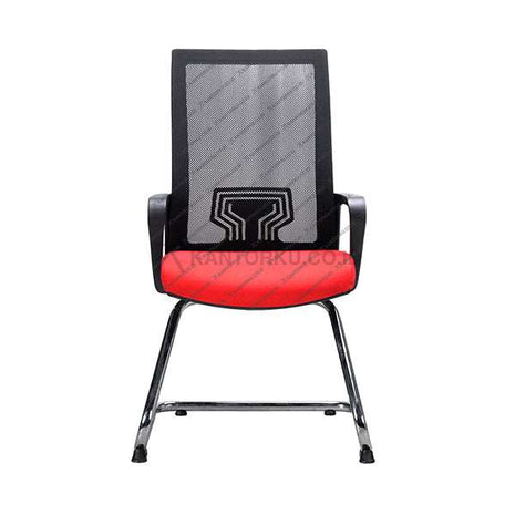 Kursi Visitor sandaran jaring dengan desain modern Minimalis - SAVELLO AXO - KANTORKU
