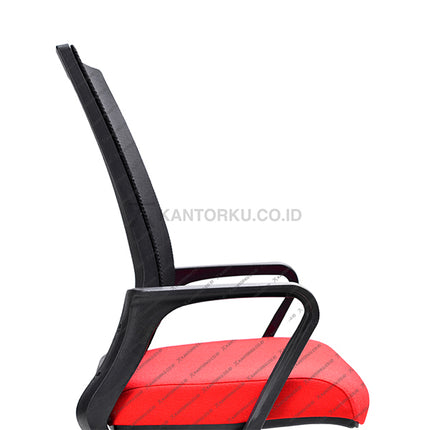 Kursi Visitor sandaran jaring dengan desain modern Minimalis - SAVELLO AXO - KANTORKU